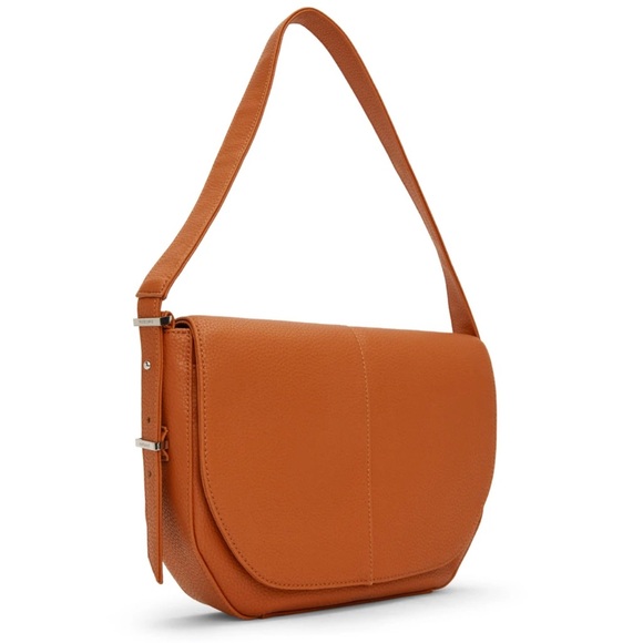 Matt & Nat Alik Purity Pebbled Vegan Shoulder Bag in Prairie Orange - Picture 5 of 12